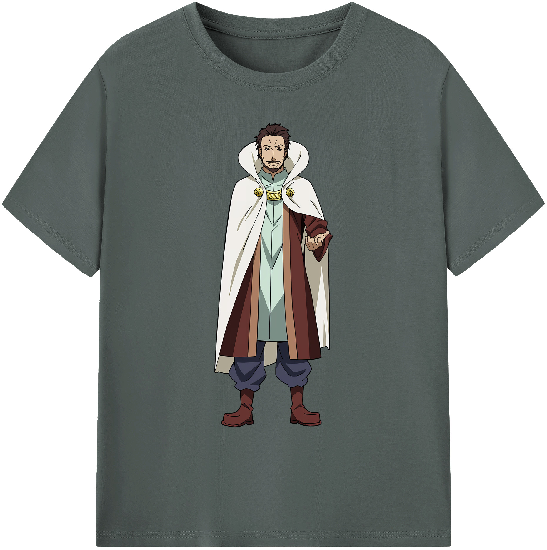 （画像用） 転スラ Regarding Reincarnated to Slime 綿100％ メンズ半袖Tシャツ｜肌触りやわらか＆通気性